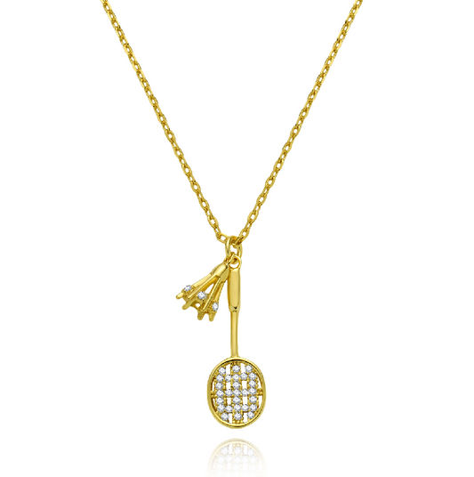 "A Pool of Ripples"Badminton-themed combination necklaces, delicate, vibrant, age-defying and versatile necklaces.