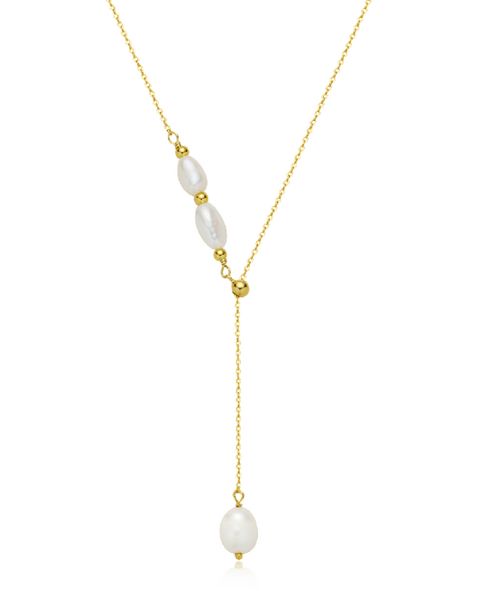 "Flowing Shadows"Pearl pendant necklaces. Simple, sweet and ladylike necklaces.